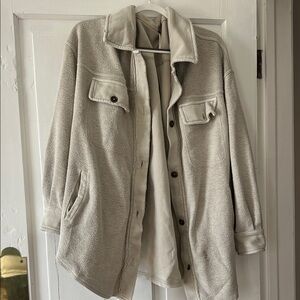 Free people ruby shirt jacket oversized distressed M